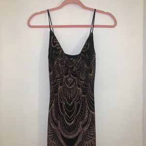 ROSE GOLD SPARKLY DRESS